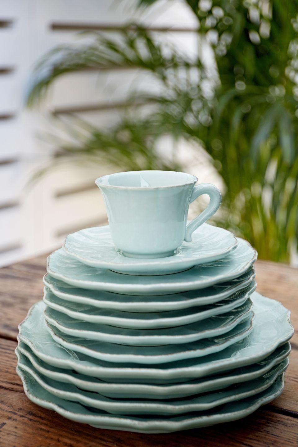 Bread Plate 7", Robin's egg blue