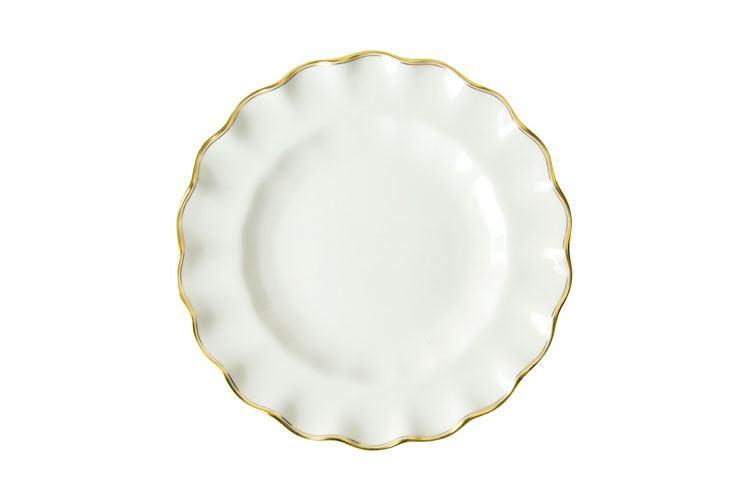 Fluted Dessert Plate