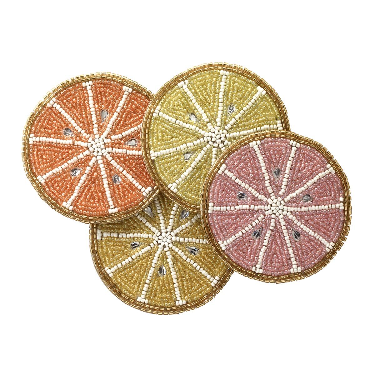 Citrus Coasters - Set of 4