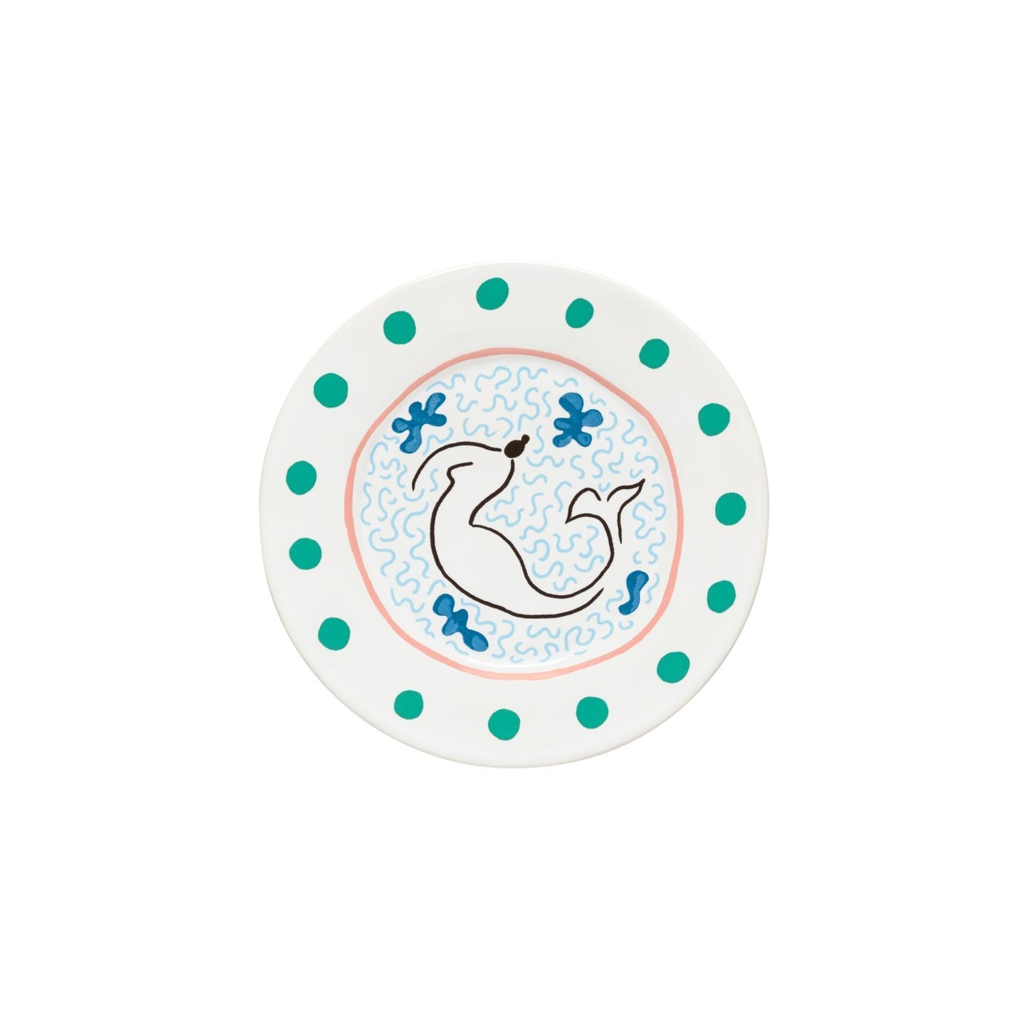 Salad/dessert plate, Mermaid