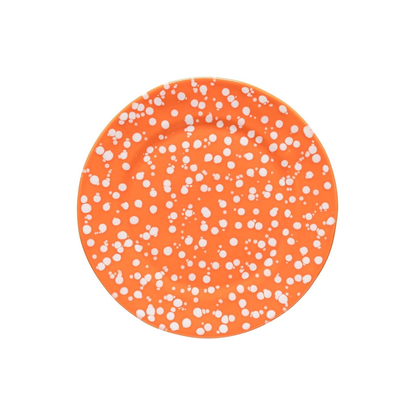 Dinner plate, tangerine