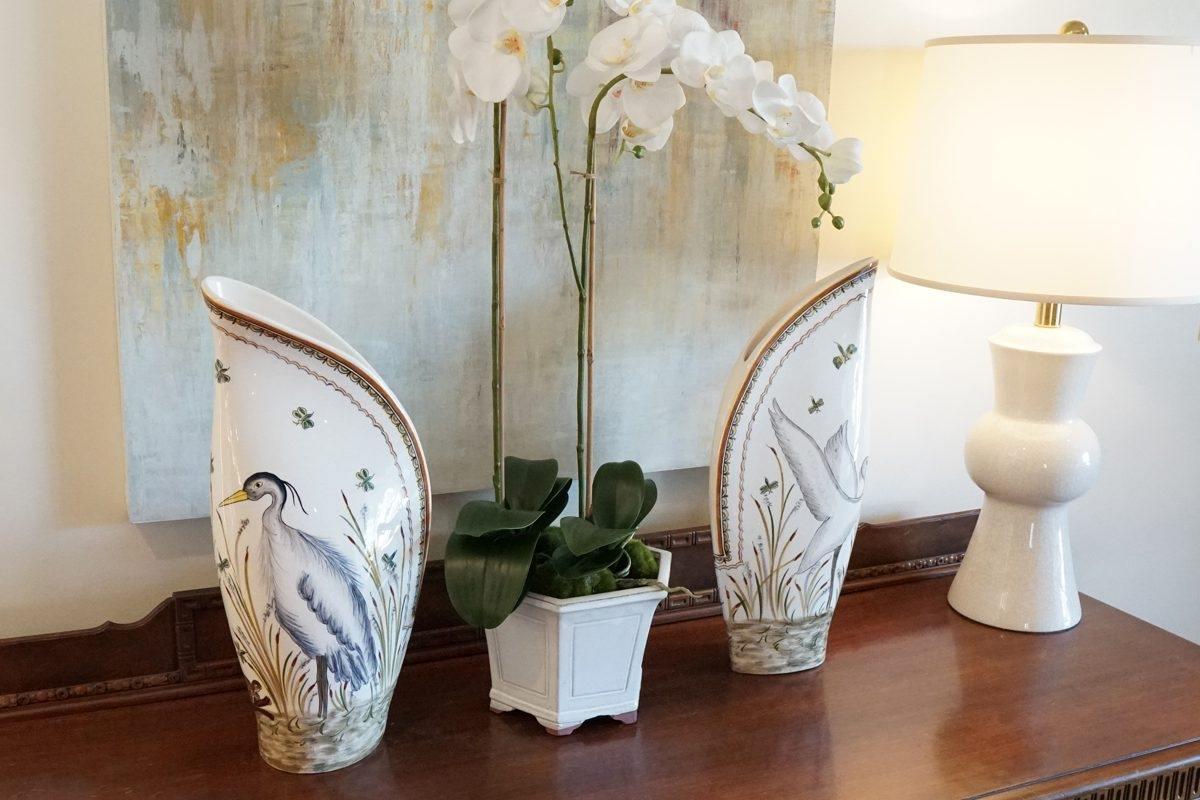 Heron Vase