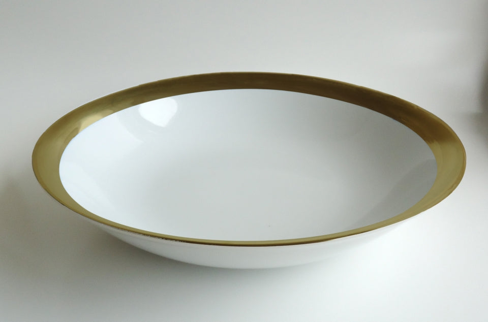 Round deep platter
