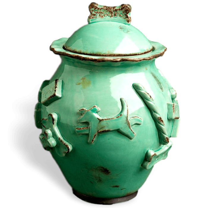 Treat Jar - Aqua/Green