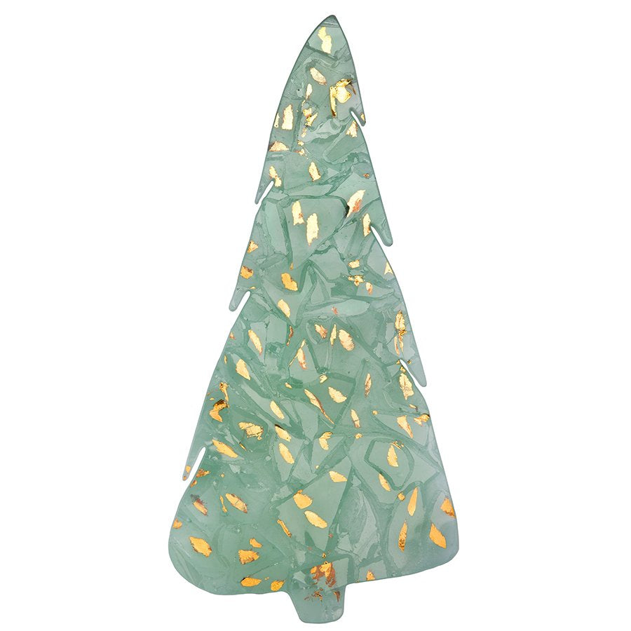 16 x 8" holiday tree - gold