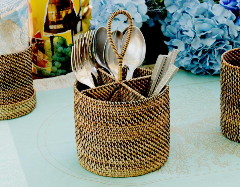 Handwoven Flatware Caddy