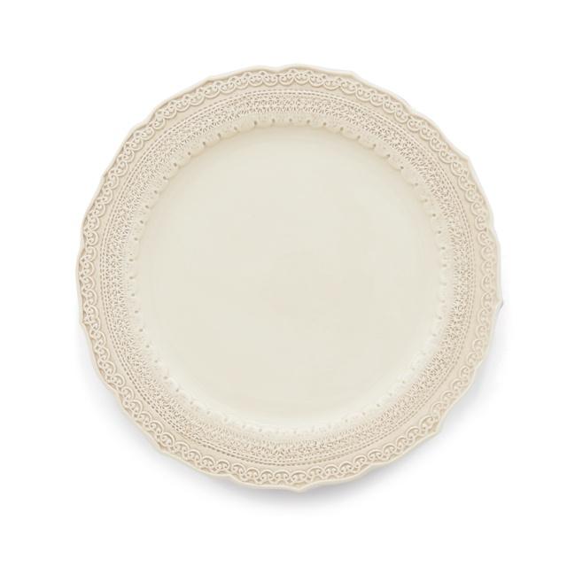 Cream Dinner Plate