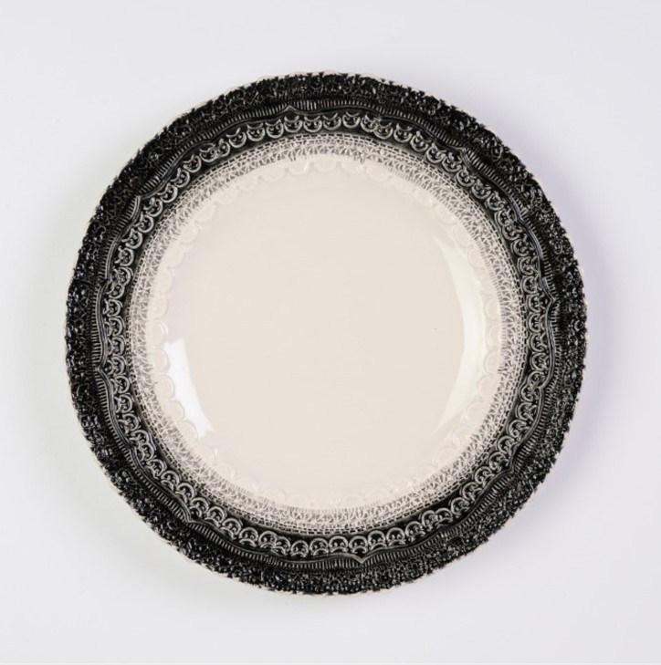 Finezza Grey Salad / Dessert Plate