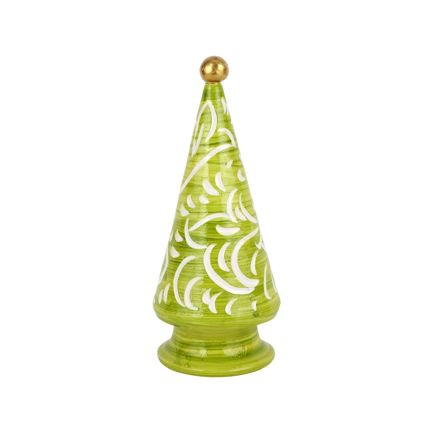 Lime Green Scroll Tree