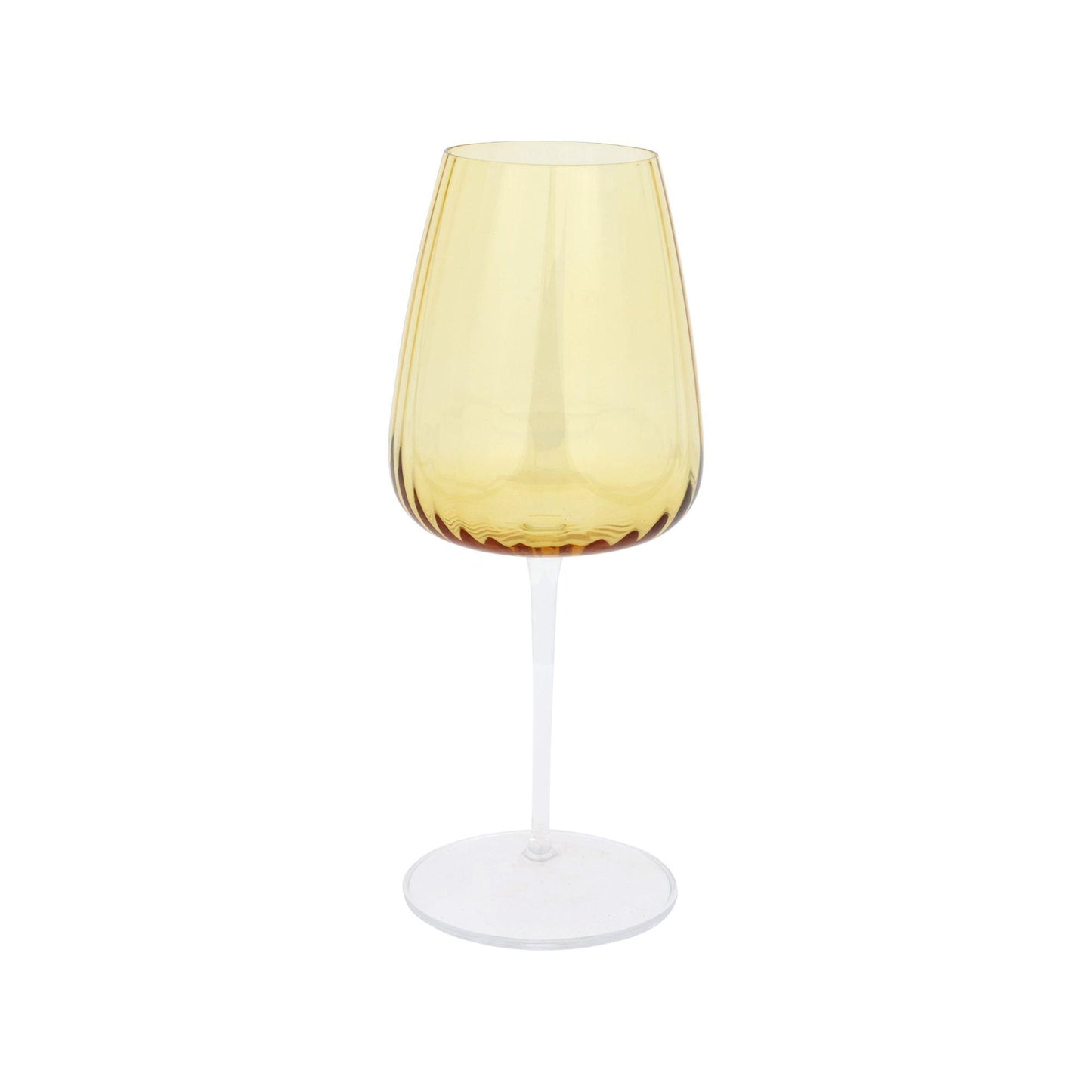 Amber Wine Glass