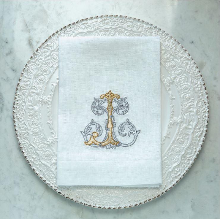 Vintage Vine Monogram Tri-Fold