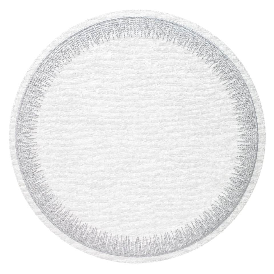 Silver Round Mats - Set of 4