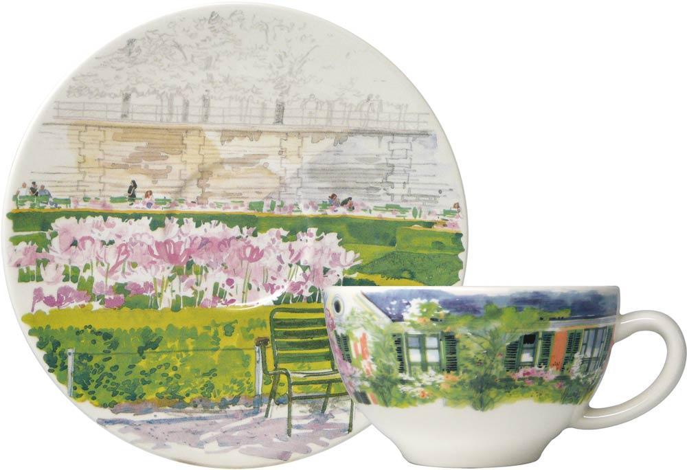 Breakfast Cups and Saucers, Set of 2