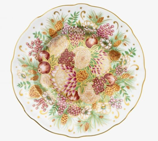 Holiday Bouquet Plate