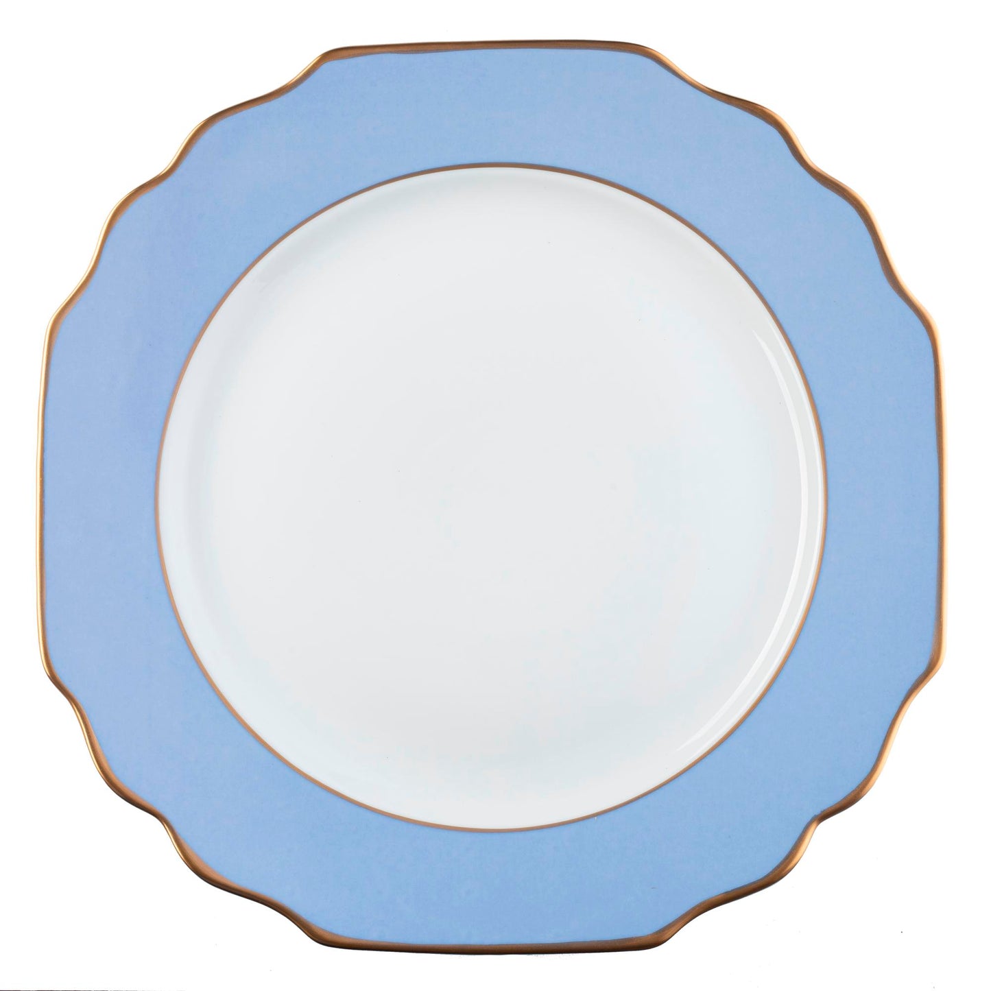 Gold Banding Dinner Plate