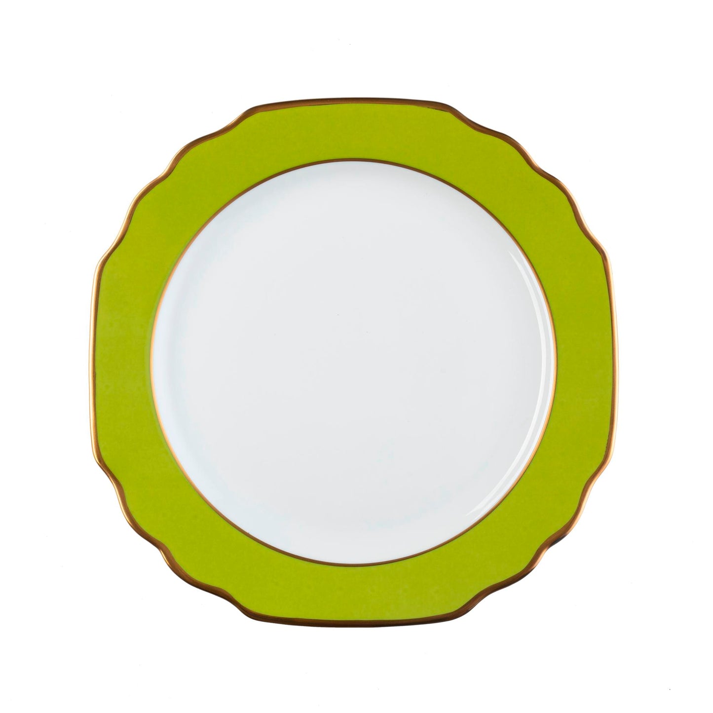 Gold Banding Salad Plate