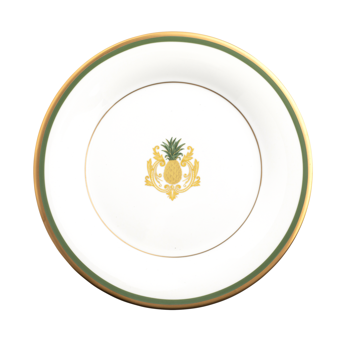 Motif on Center Well Salad Plate