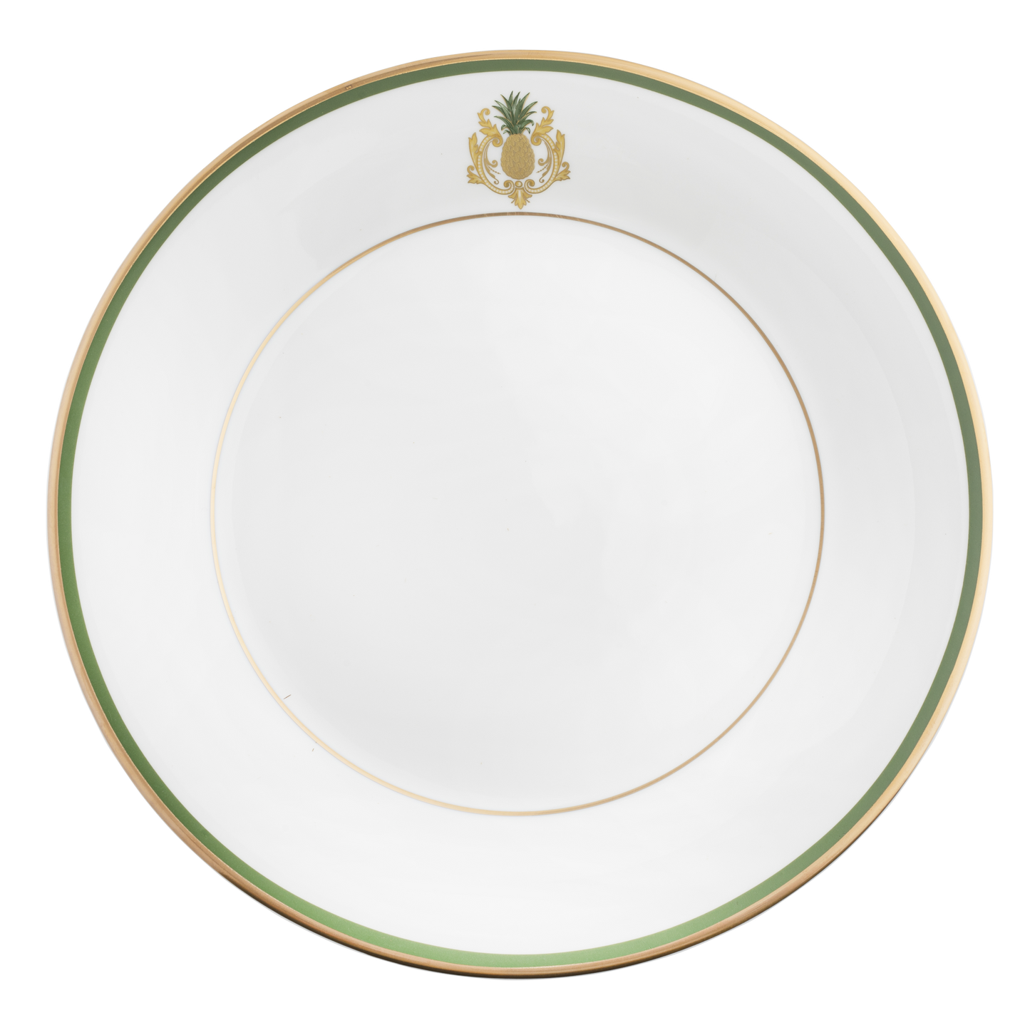 Motif On Rim Salad Plate