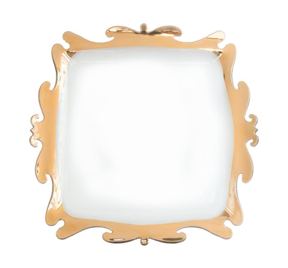 Rococo Square Platter