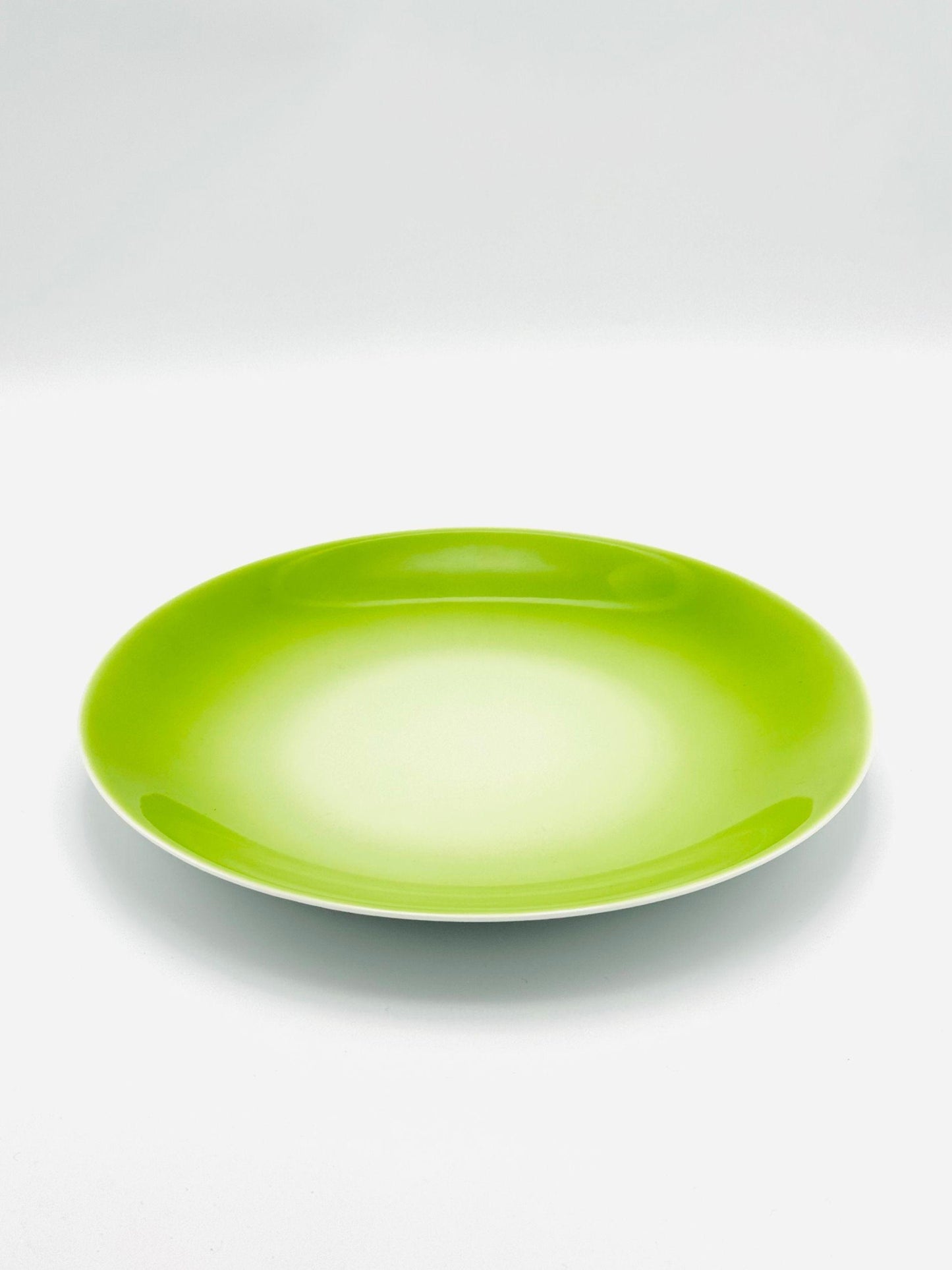 Chartreuse green dinner plate