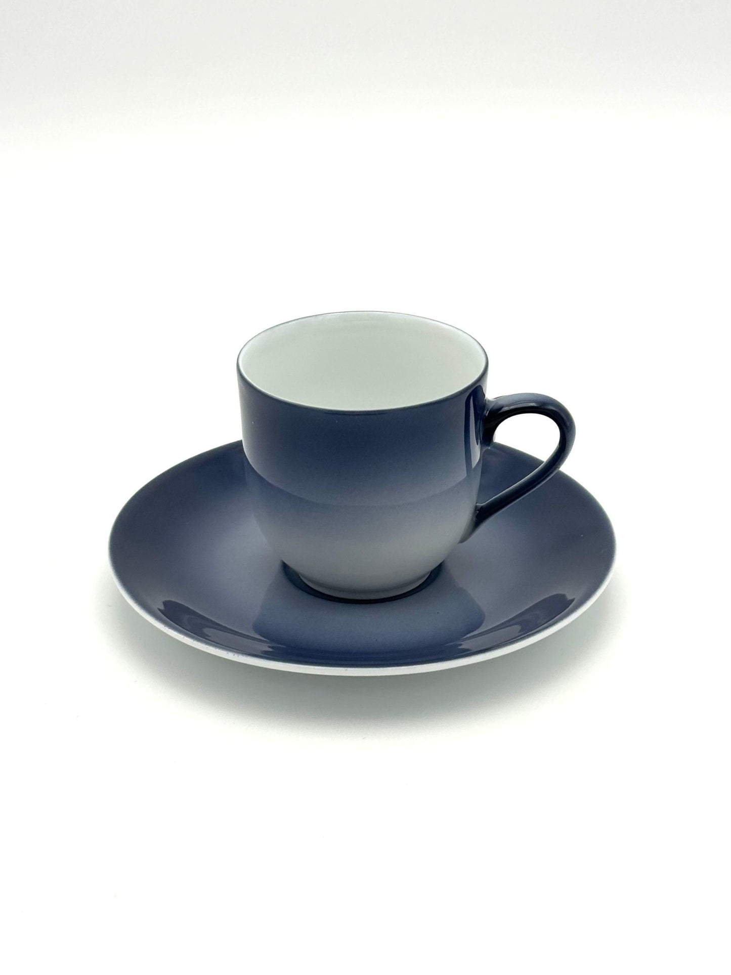 blue gray coffee cup