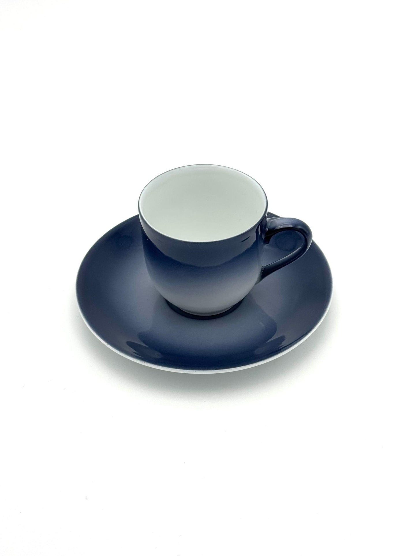 blue gray coffee saucer