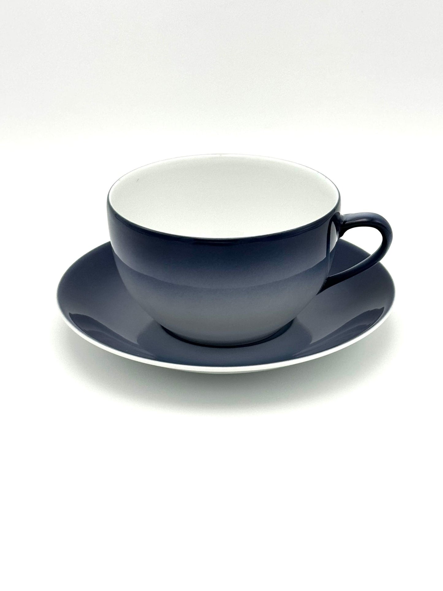 blue gray breakfast saucer