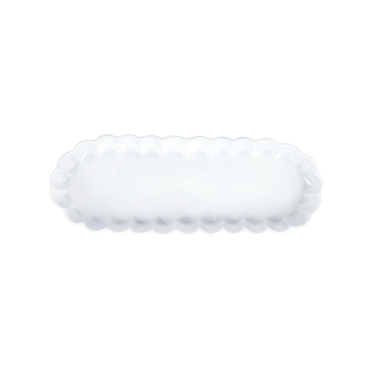 Ruffle Oval Tray