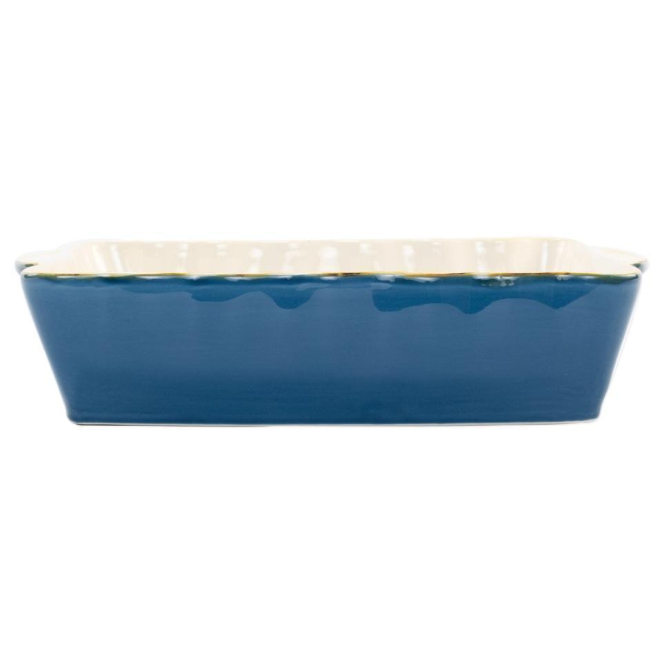 Blue Large Rectangular Baker