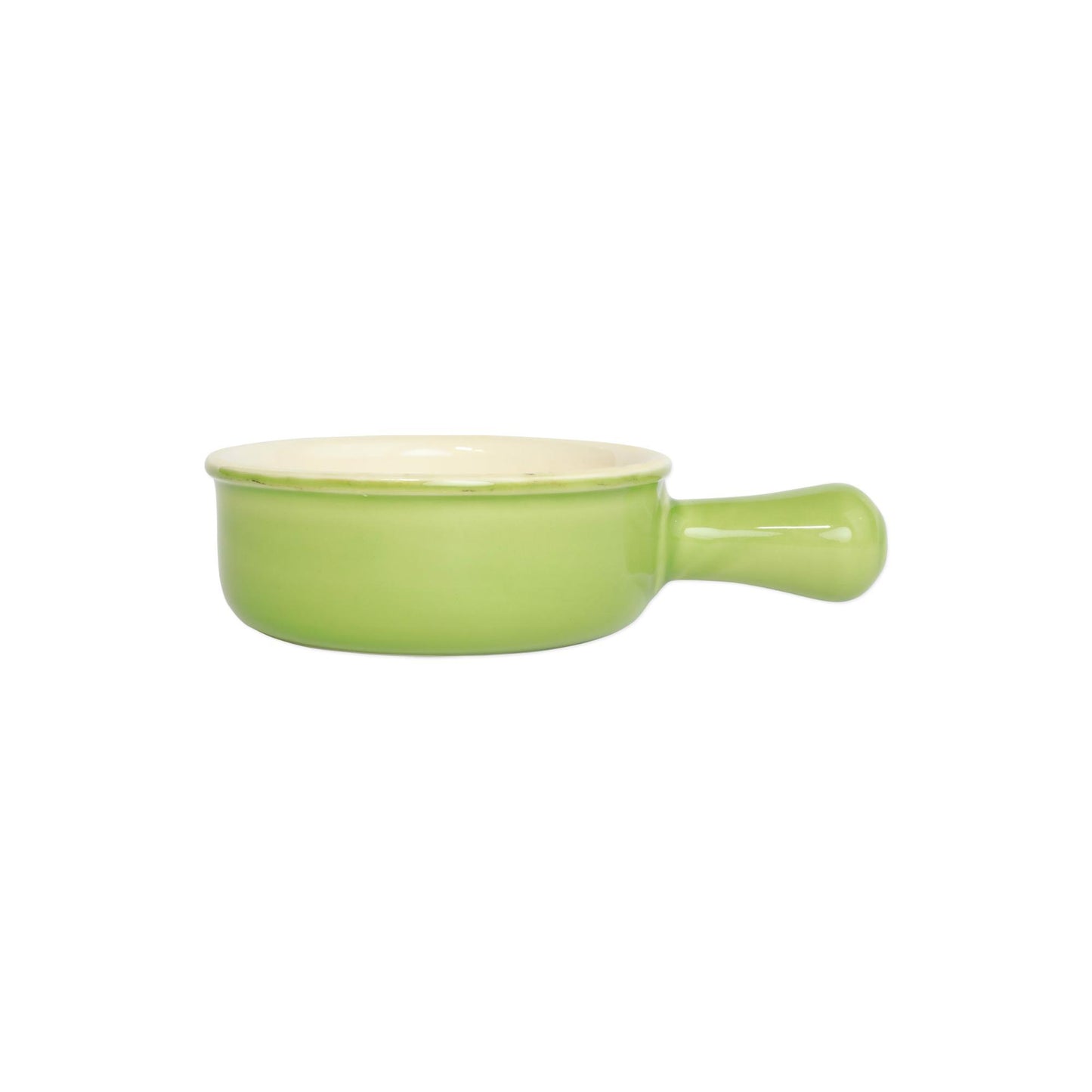 Green Small Round Baker with Large Handle