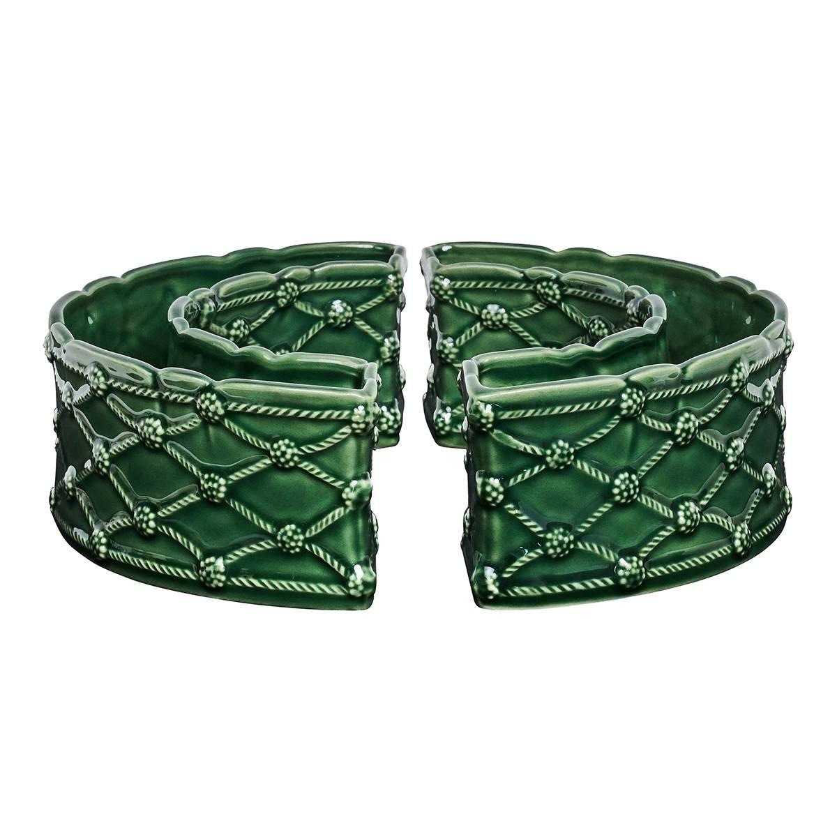 Petite Parterre Garden Half Circle Vase Set/2 - Basil