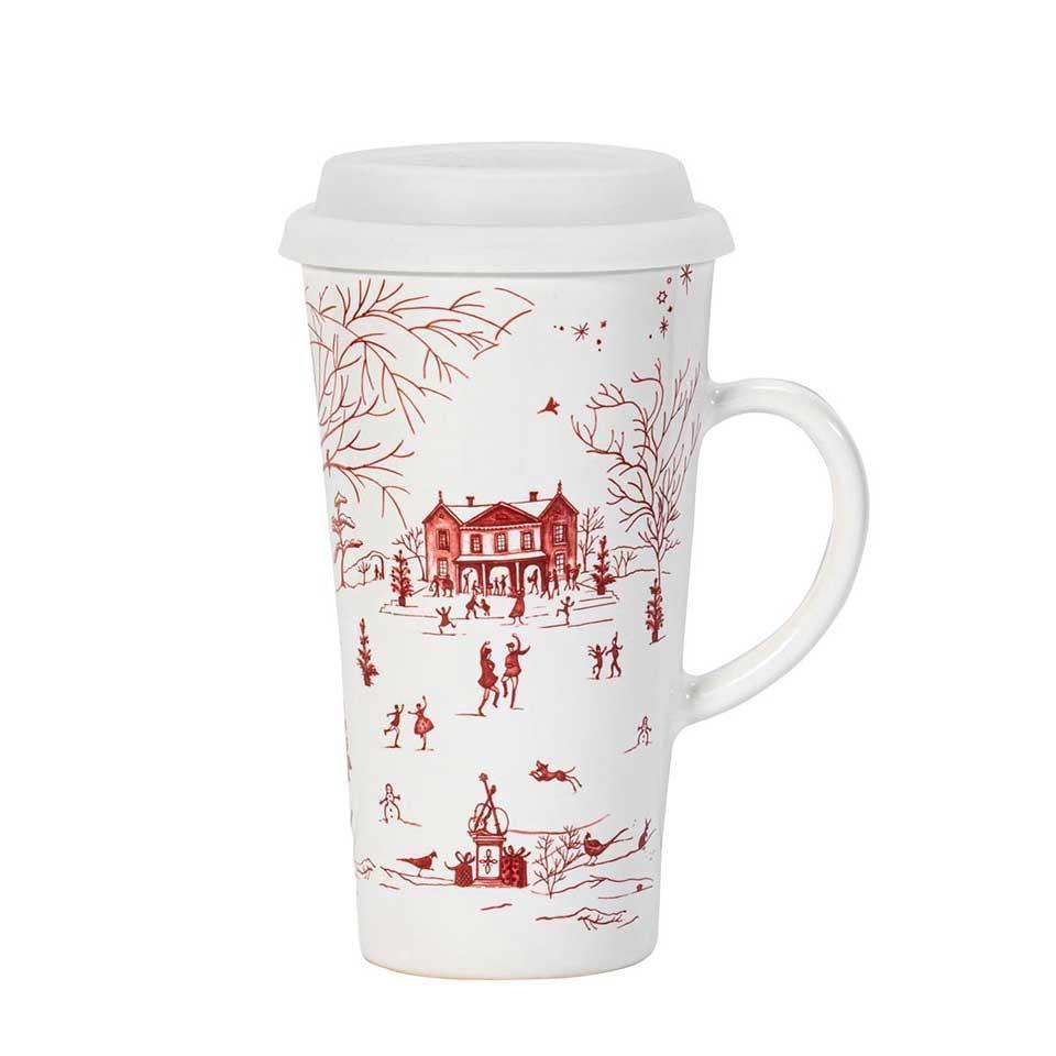Travel Mug with Silicone Lid