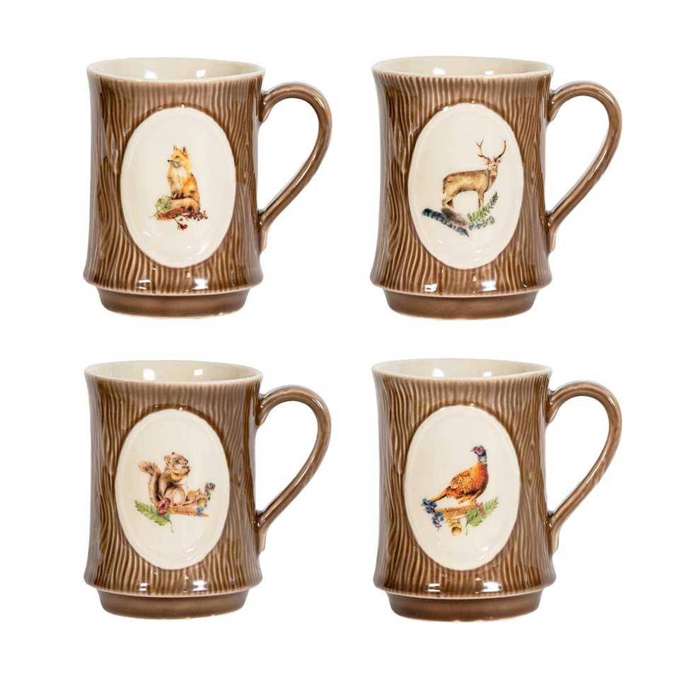 Animal Mug Assorted Set/4