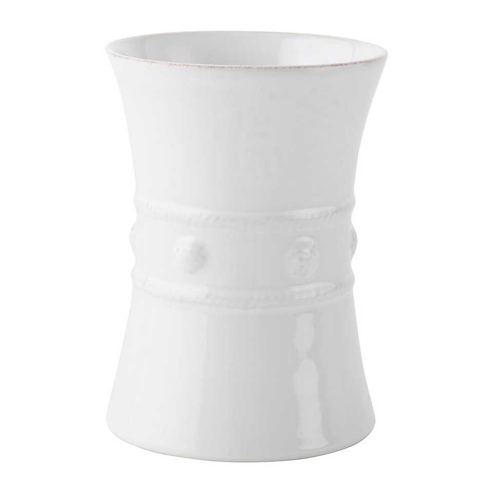 Utensil Crock/Wine Cooler - Whitewash