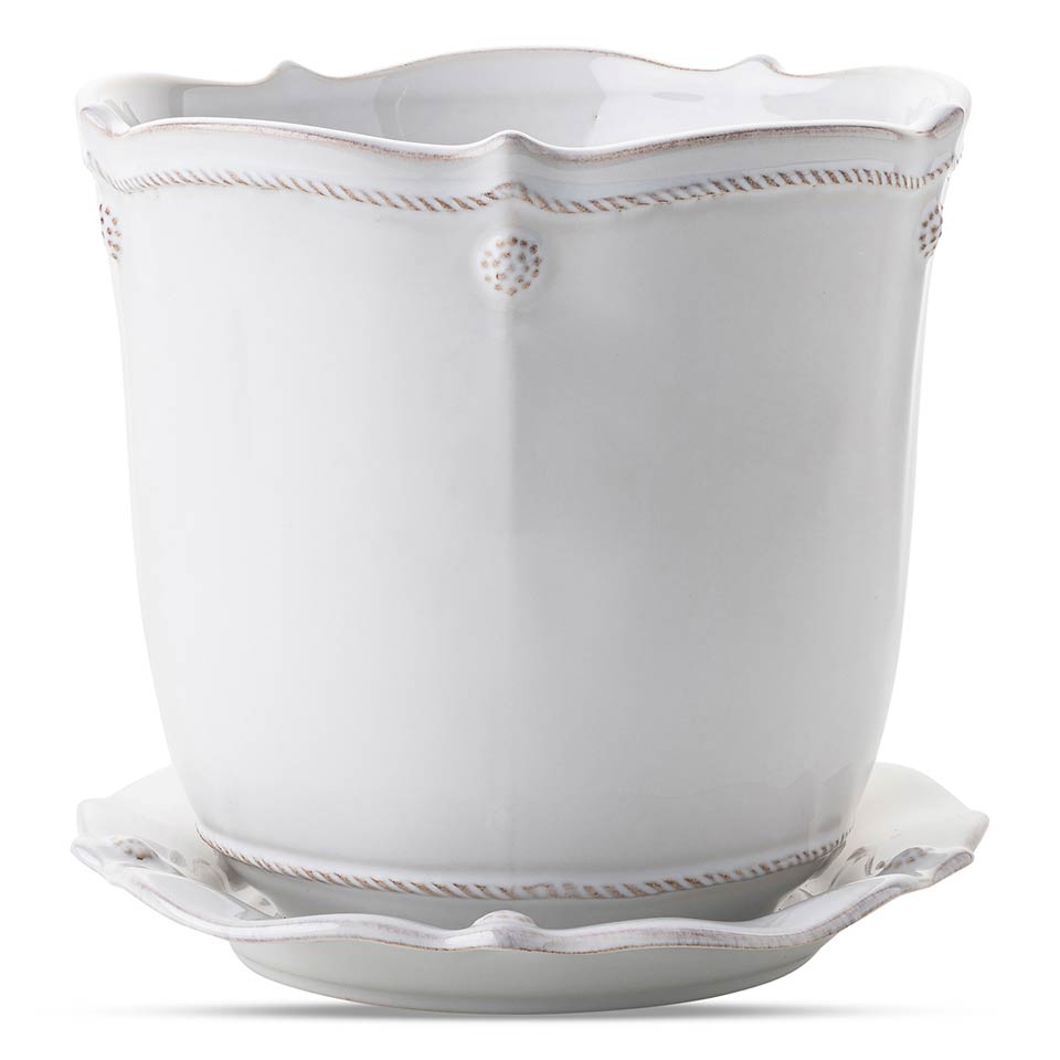 Berry & Thread 7" Planter - Whitewash