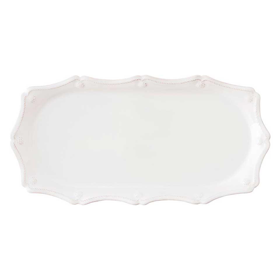 14" Hostess Tray - Whitewash