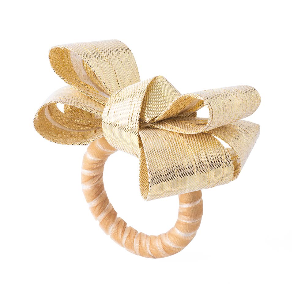 Tuxedo Napkin Ring - Gold