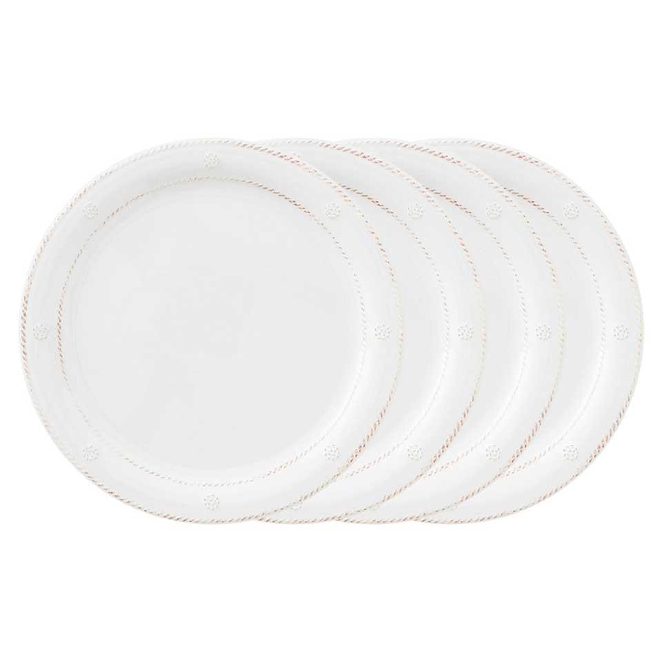Dinner Plate Set/4 - Whitewash