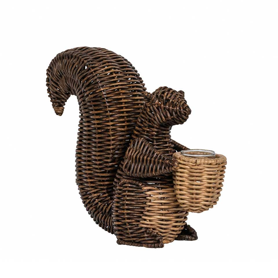 Squirrel Flameless Candle Holder