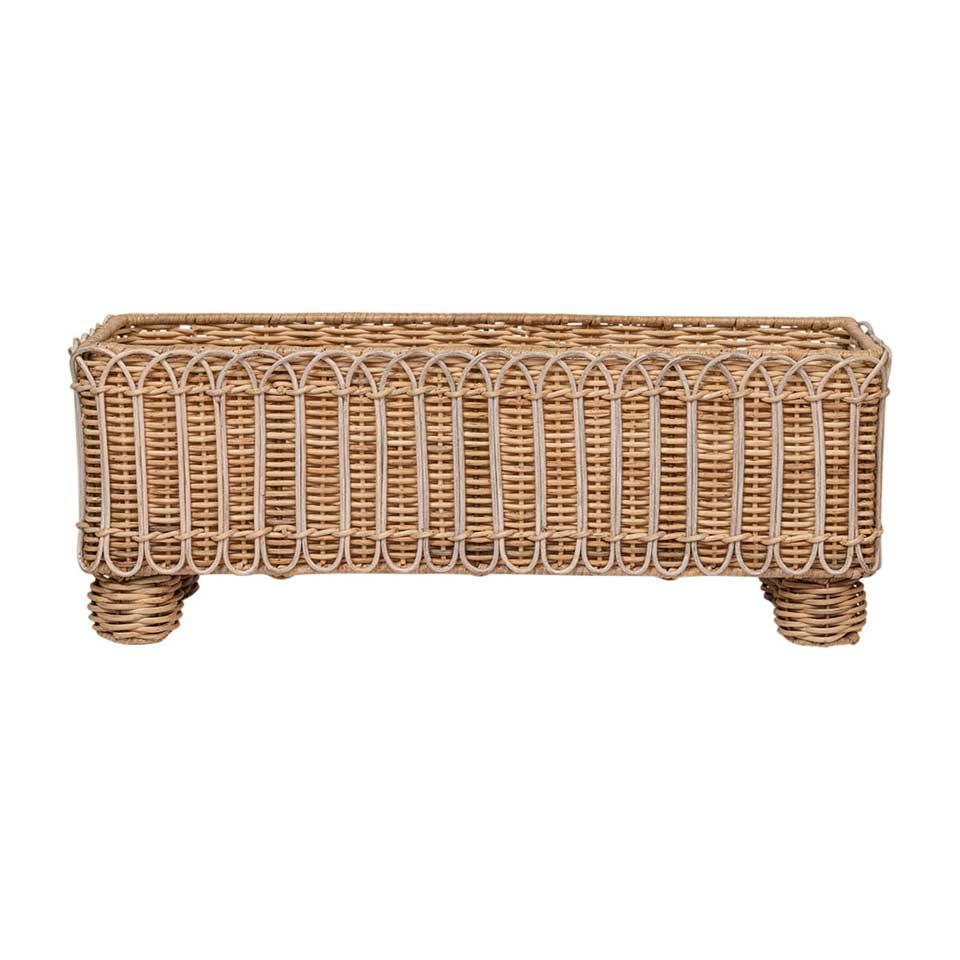 Rectangular Planter - Whitewash