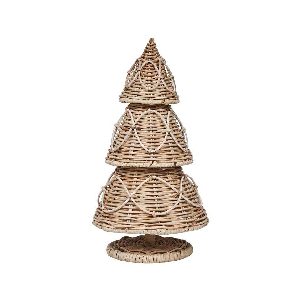 16" Tree - Whitewash