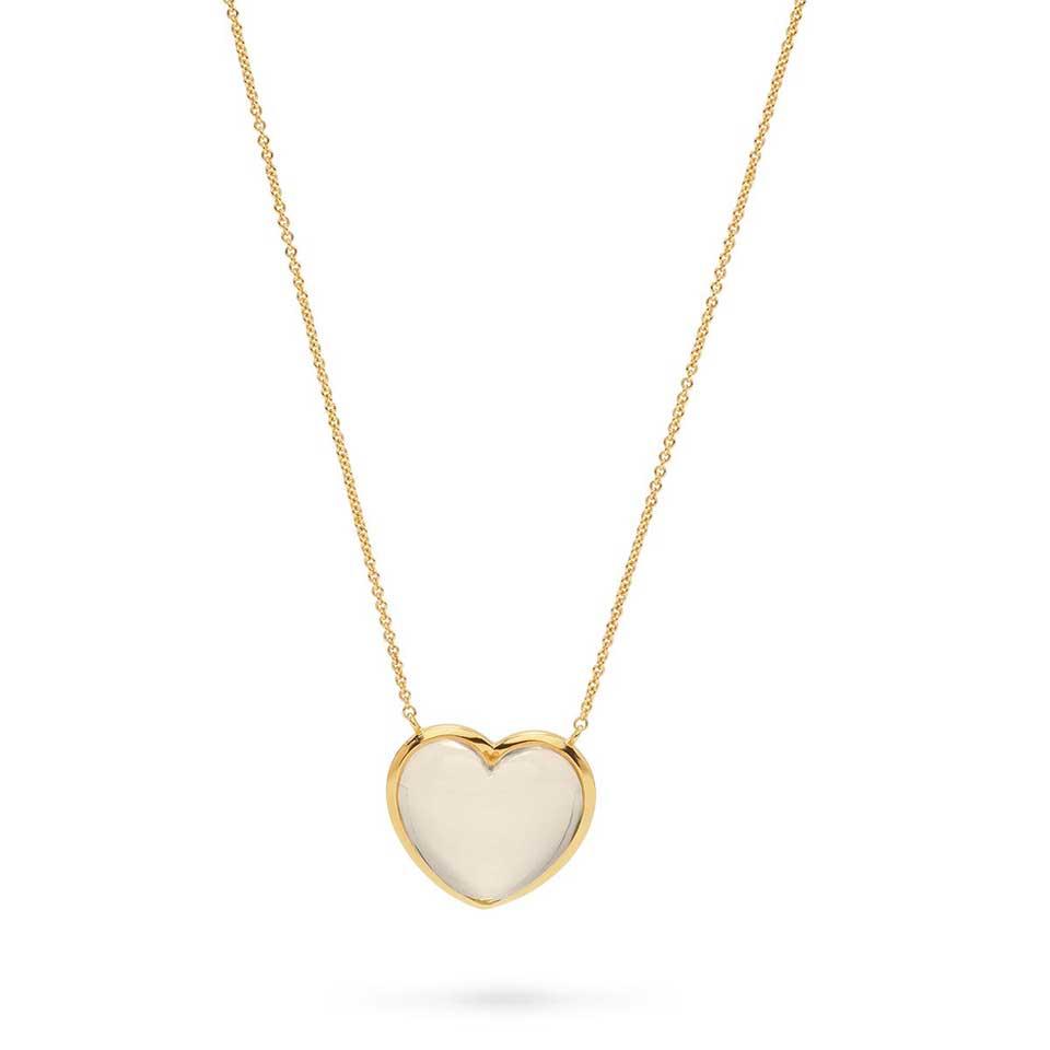 Necklace, 16' - Clear Quartz