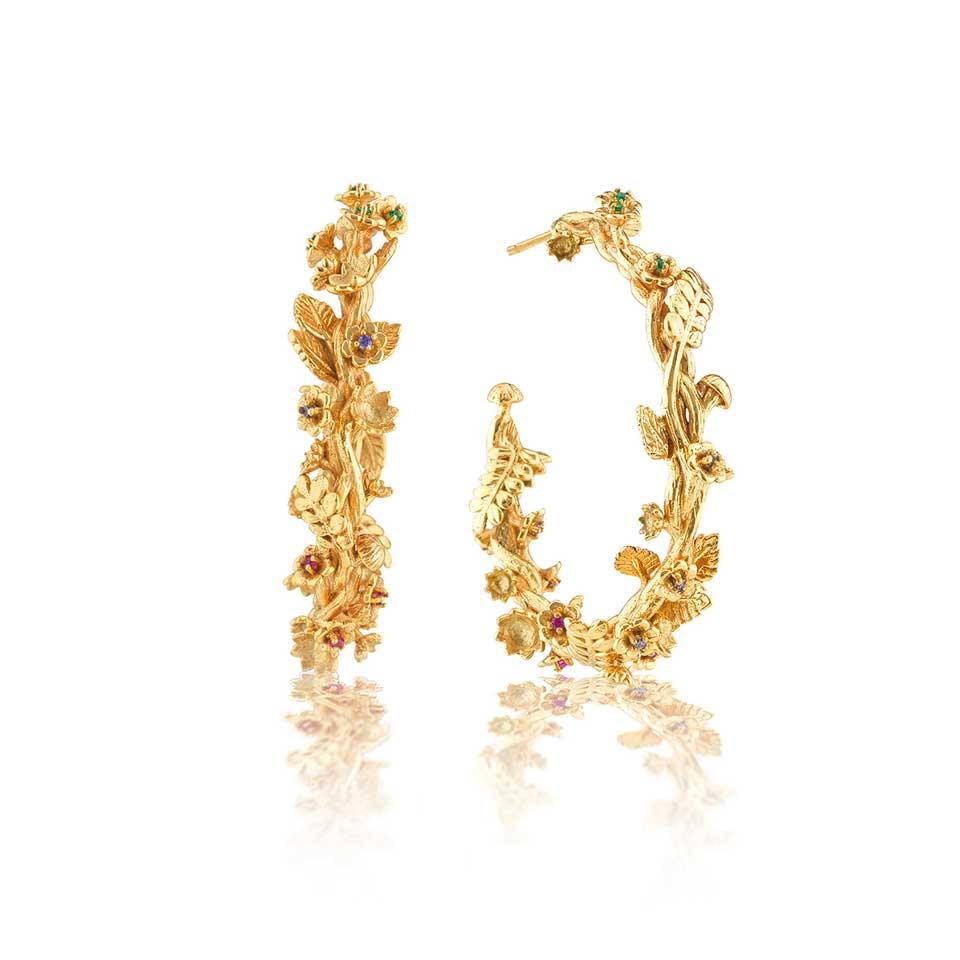 Grande Hoop Earrings - Gold