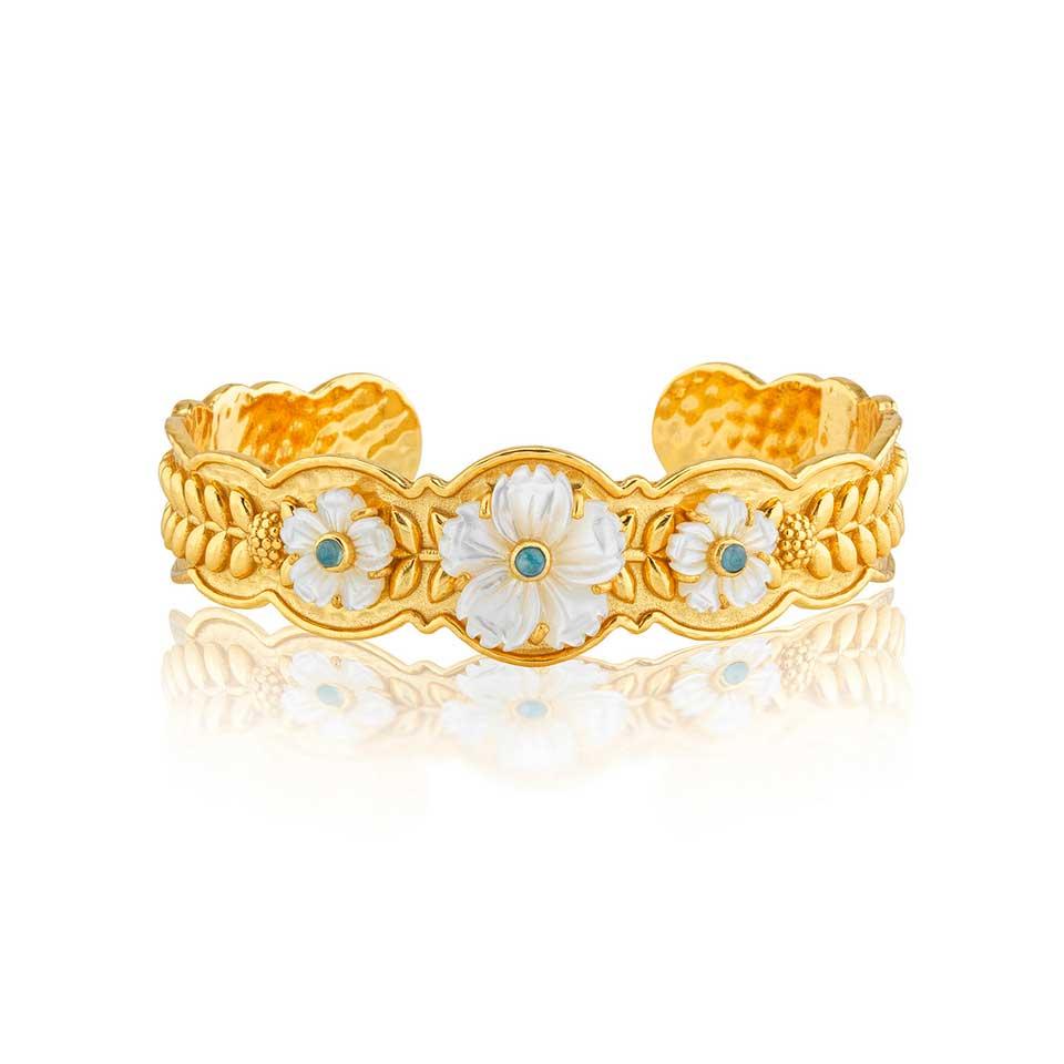 Fleur Scalloped Cuff - Multi
