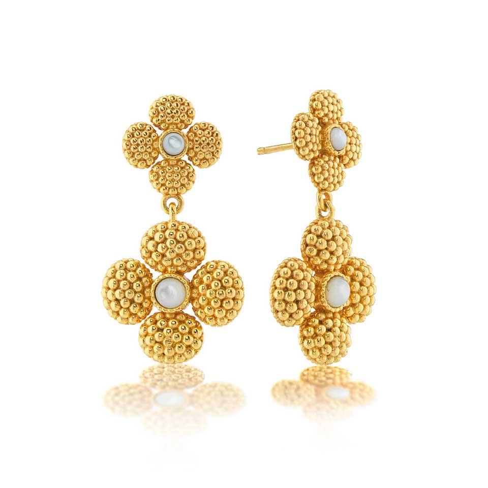 Convertible Duo Earrings - MOP