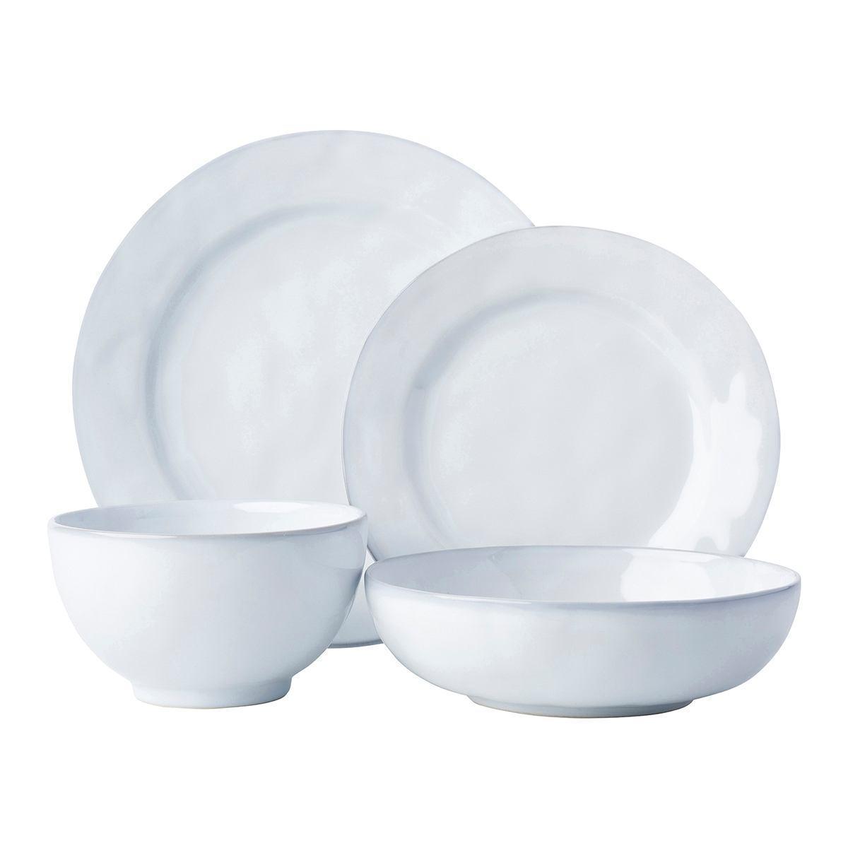4pc Place Setting - White Truffle