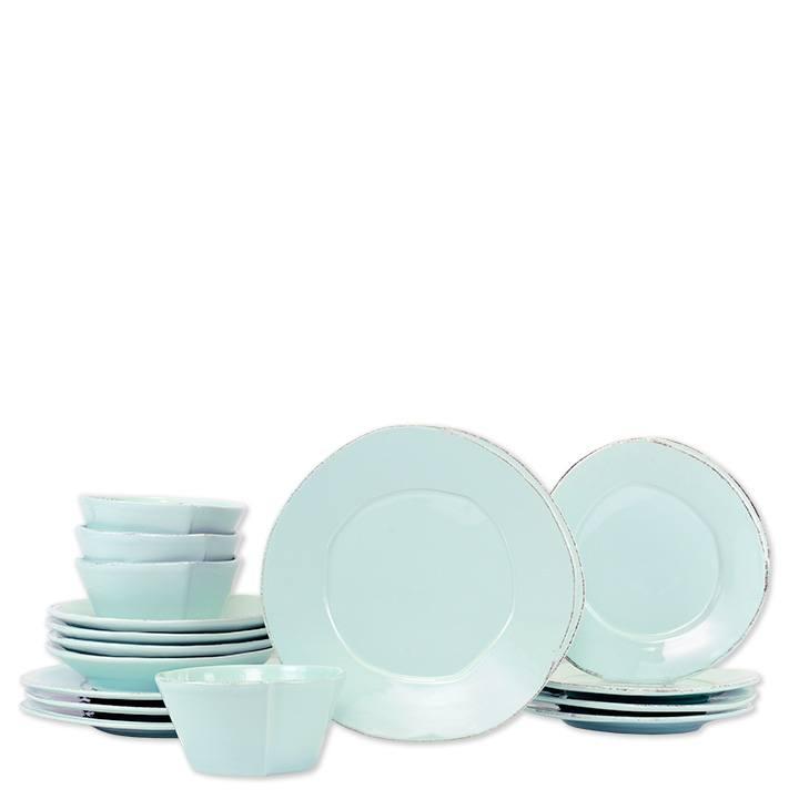 Aqua Sixteen-Piece Place Setting