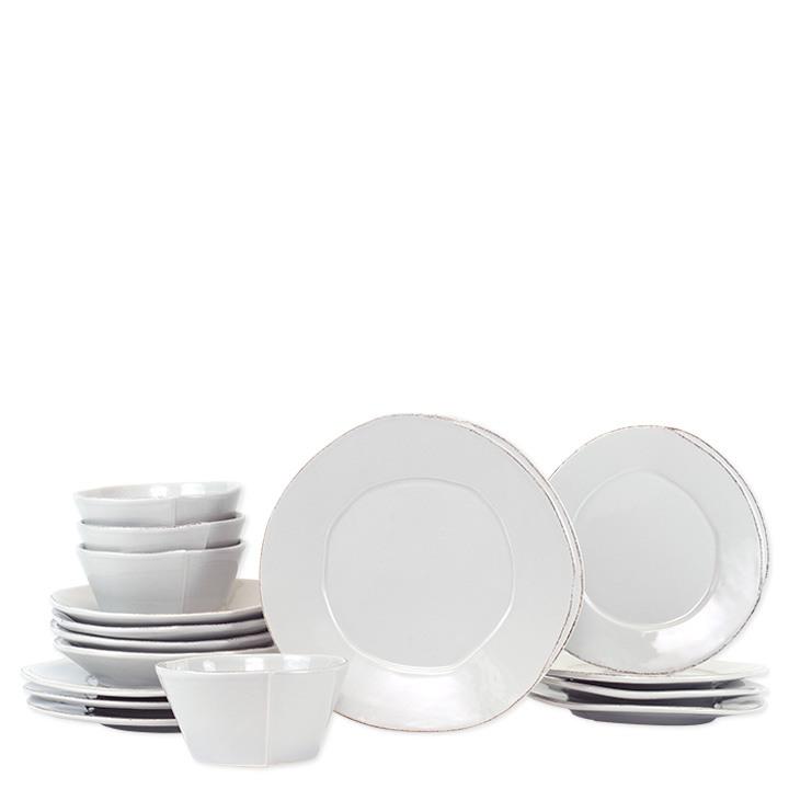Light Gray Sixteen-Piece Place Setting