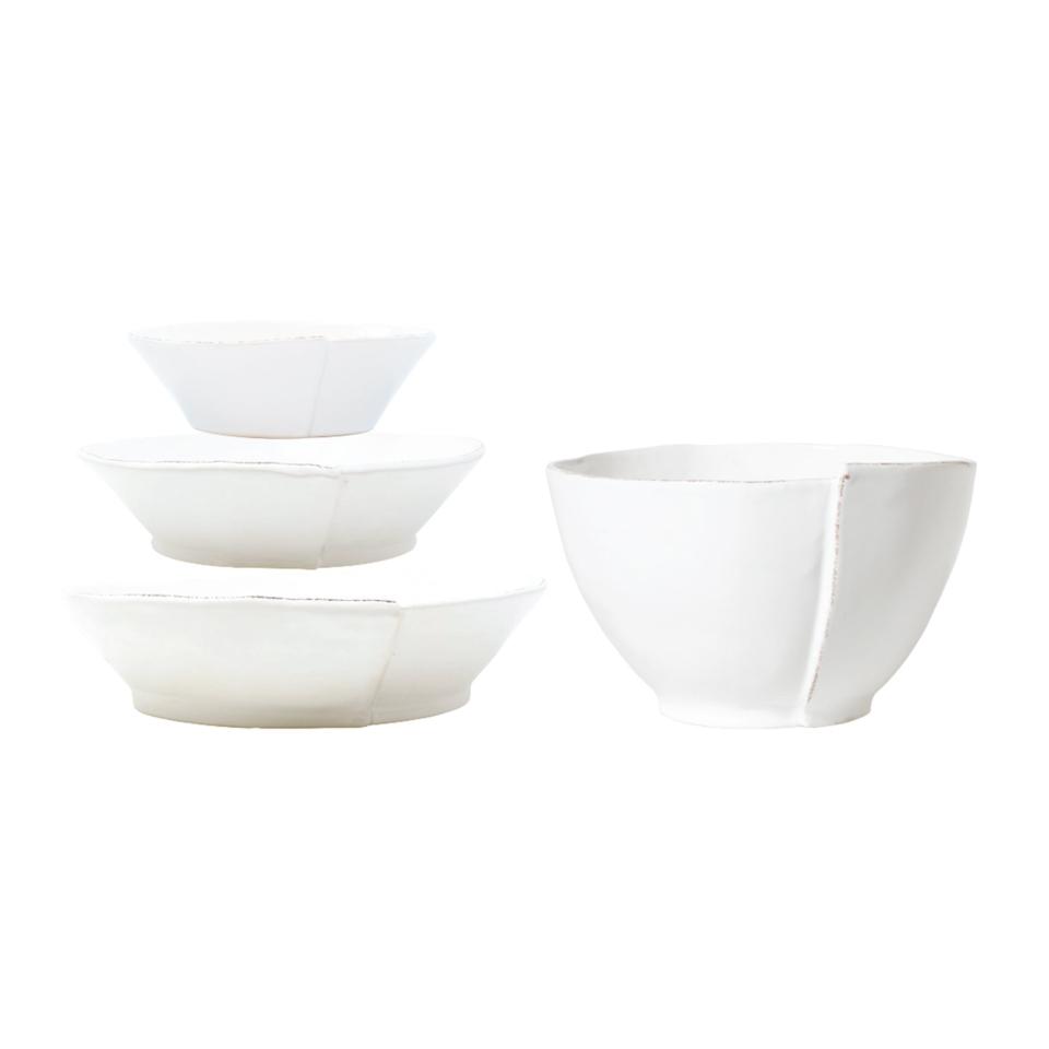 White 4-Piece Serving Bowls Set