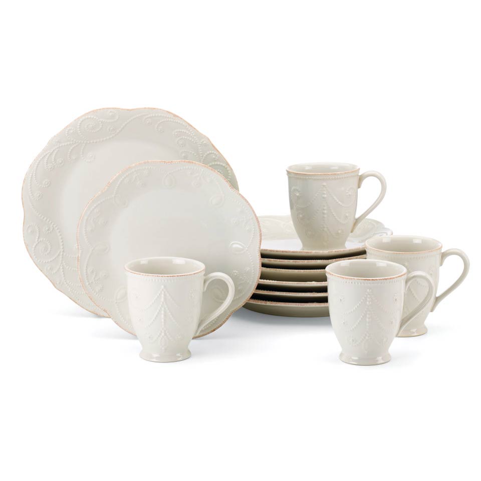 French Perle White 12pc Set
